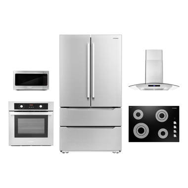 4 Piece Kitchen Package with 30 Range & 30 Electric Cooktop & Wall Oven Cosmo COS-4PKG-134