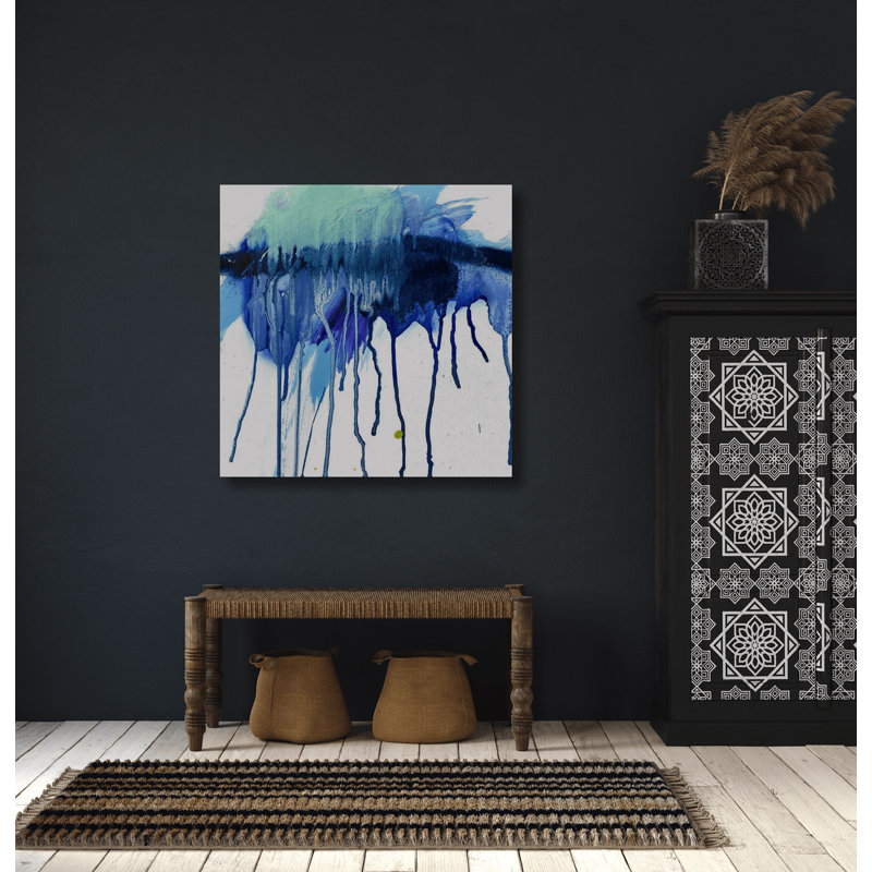 Stalacite - Artist Enhanced Canvas Print, 12" H x 12" W x 1" D, Wrapped Canvas