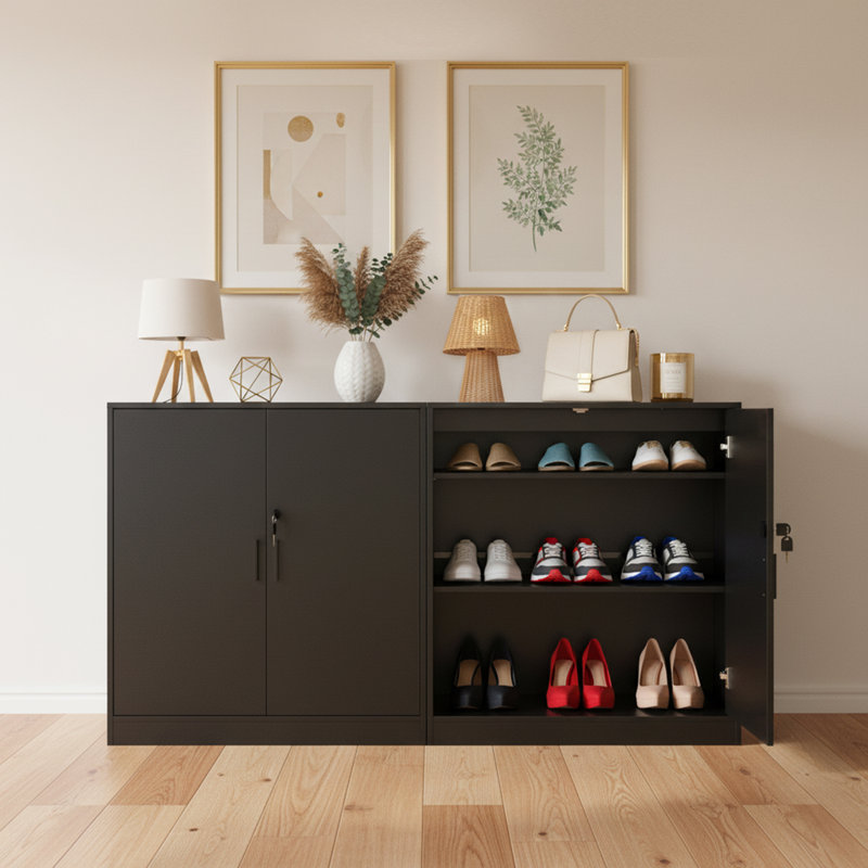 12 Pair Shoe Storage Cabinet