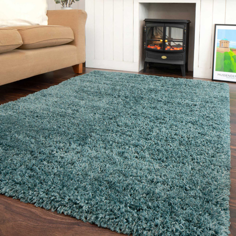Anastin Solid Colour Shag Area Rug, Rectangle 120 x 170cm