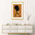 Toile avec cadre en bois beige n'est pas disponible