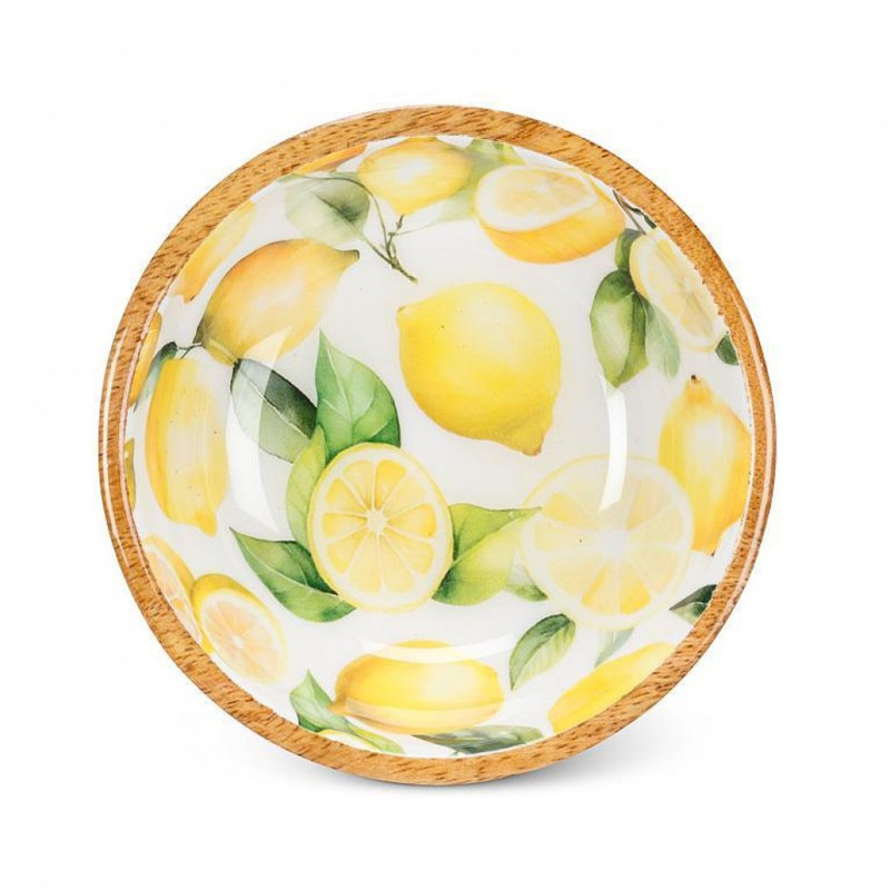 Bol décoratif citrons