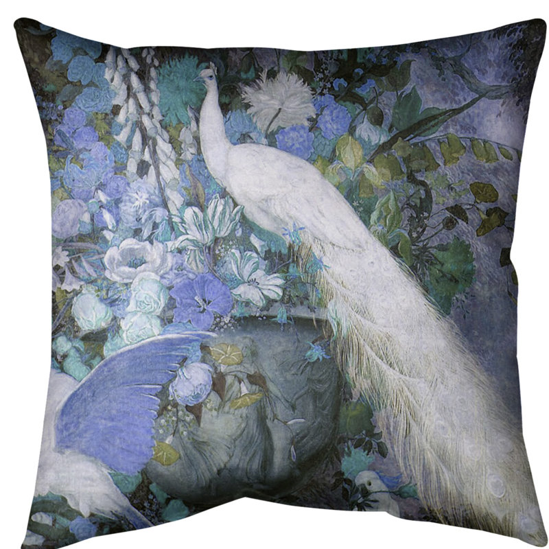 Coussin de sol Jessie Arms Botke, bleu, 26 po x 26 po
