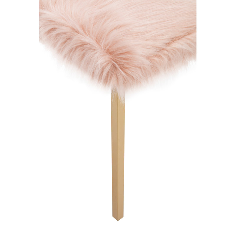 Repose-pieds carré standard de 18 po, Rose