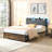 Bed Frame with Storage and LED Lights, Enhancing Bedroom Comfort and Functionality-274558786