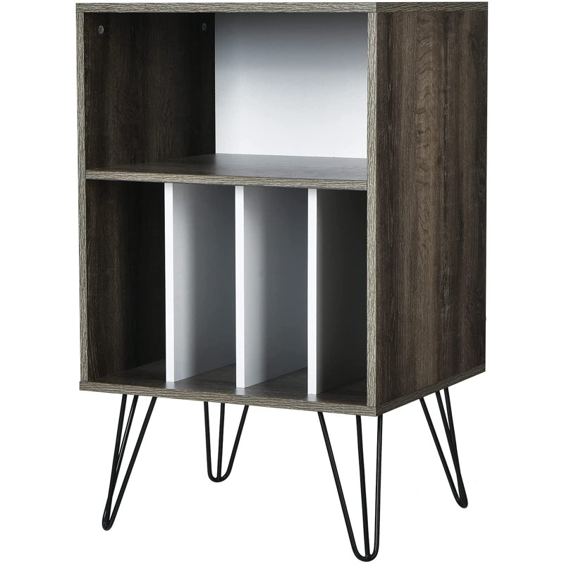 Tiro End Table, Coffee/White