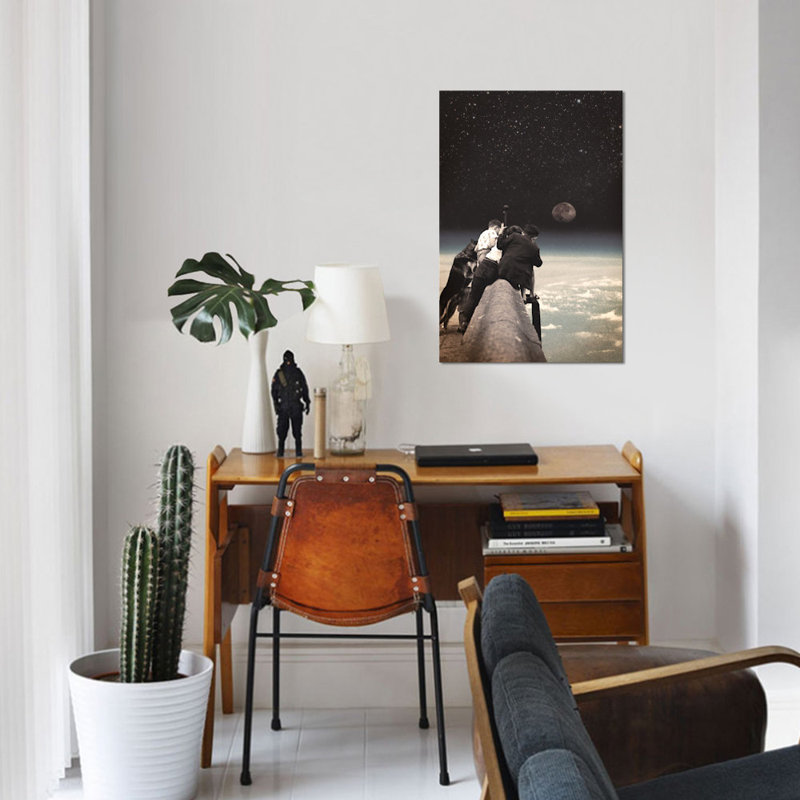 «Curiosity», impression sur toile, H 18 po x l 12 po x P 1,5 po, Toile tendue, Pas de tapis