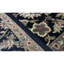 Tapis noir et noir de haute qualité noué à la main