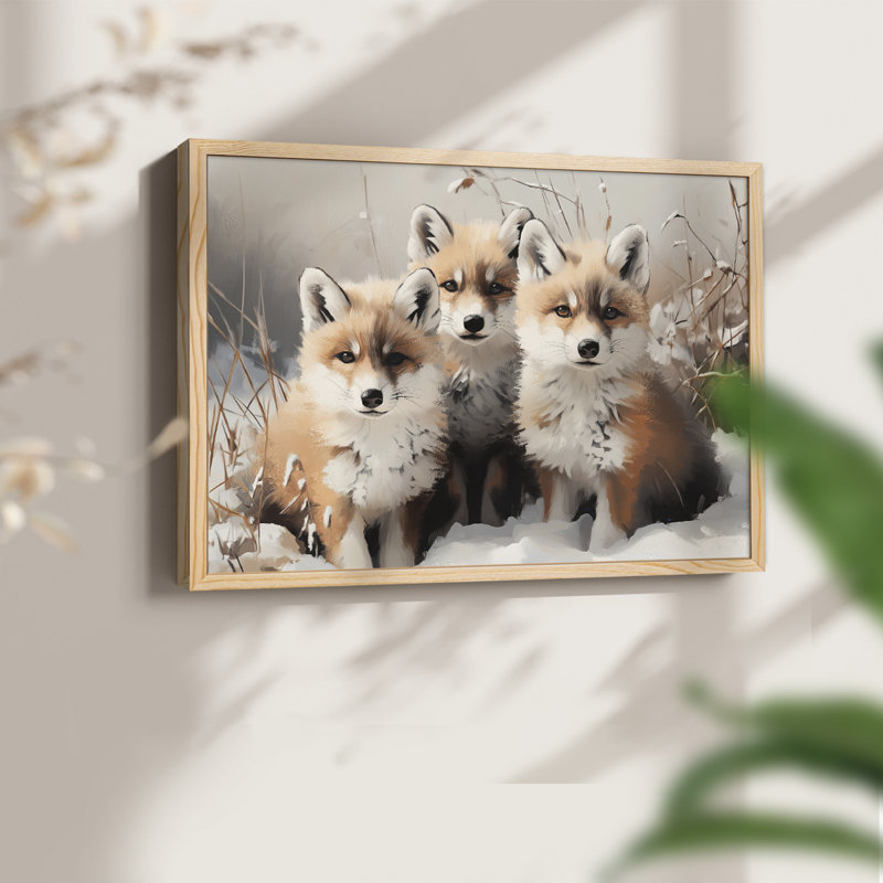 Art de Noël - DCCCLII - Reproduction encadrée - Restickable, H 11 po x l 14 po, Naturel