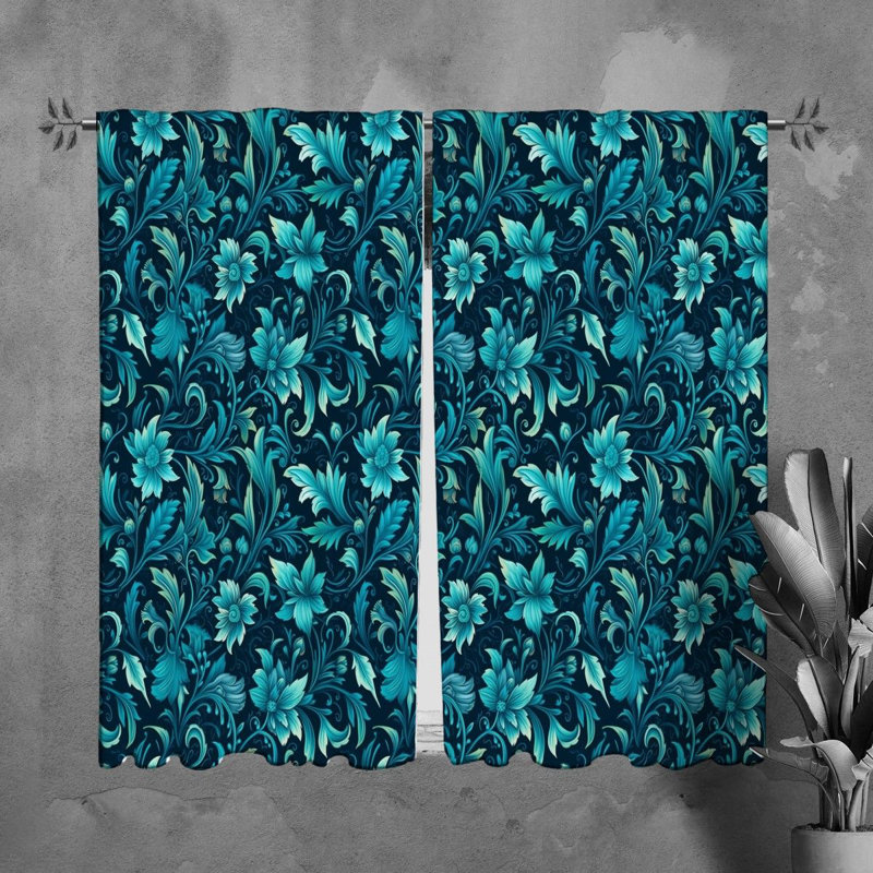 Paire de rideaux obscurcissant en polyester Nashaley, L 20 po x L 82 po