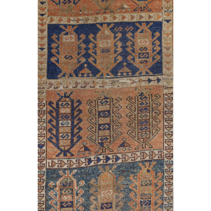 Vintage Turkish Village Rugs One-of-a-Kind Runner 2'10" X 13'9" Area Rug