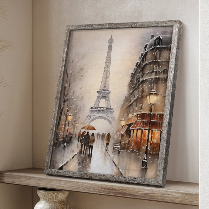 «Christmas Holiday Art DLVII», reproduction d'art encadrée - bois massif, H 11 po x l 9 po