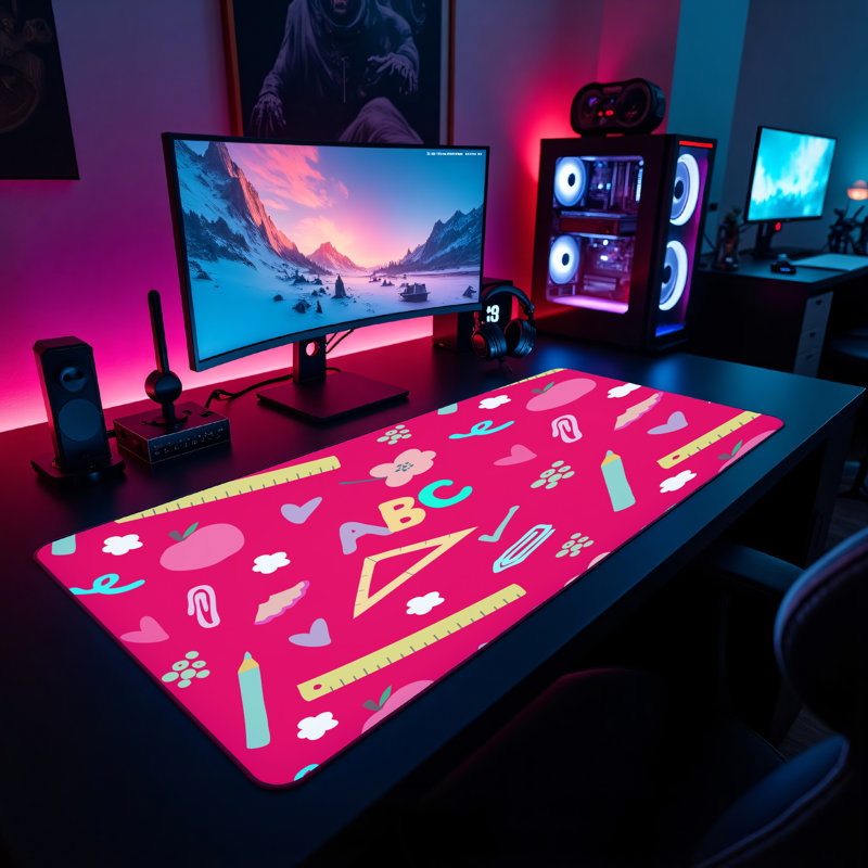 Polyester Desk Pad, 31.5x15.5