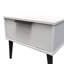 Turah 1 Drawer Bedside Cabinet (Ready Assembled)-2078563397