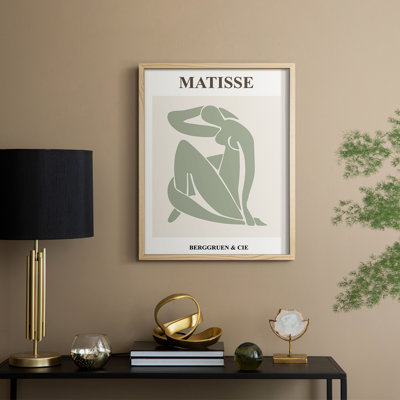 Matisse LIX, reproduction d'art encadrée - bois massif