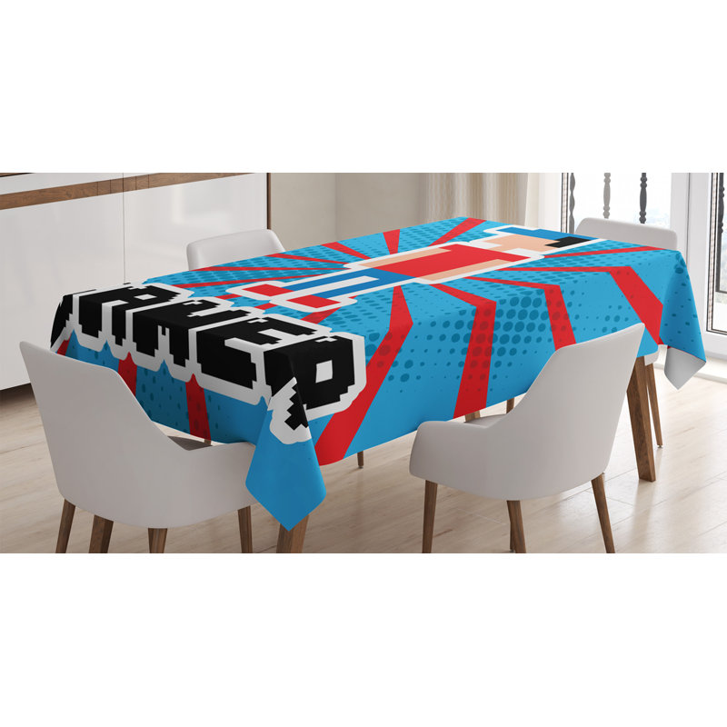 Video Games Tablecloth, 90" L x 60" W