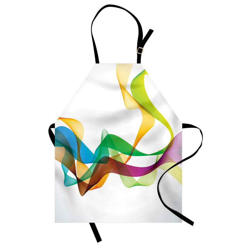 Multicolore East Urban Home, tablier abstrait unisexe