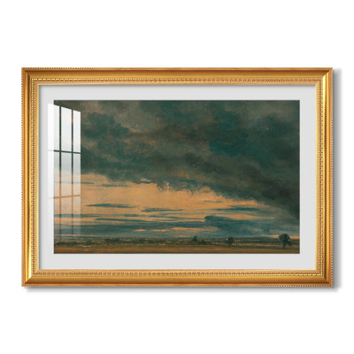Cloud Study, c. 1821-John Constable-Custom Framed Canvas