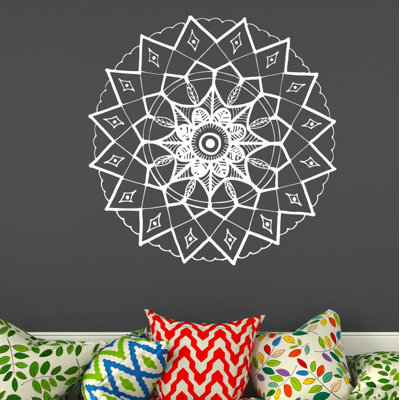 Adhésif décoratif mandala yoga