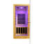 Sauna infrarouge avec cinq plaques chauffantes