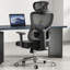 Chaise de bureau ergonomique, chaise d'ordinateur avec accoudoirs, chaise pivotante pour la maison et le bureau