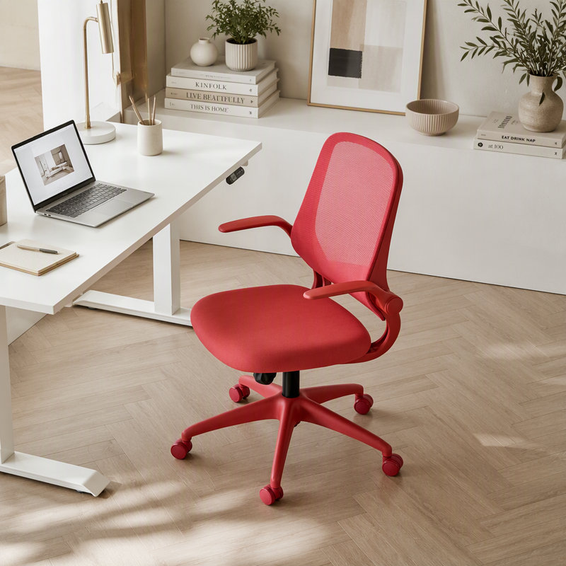 Ergonomic Office Chair with Wide Backrest and Adjustable Height for Enhanced Comfort and Stability