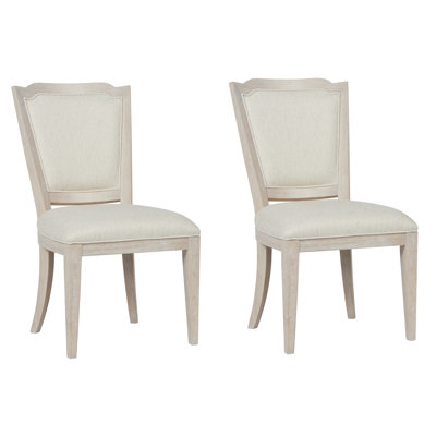 Getaway Solid Wood Side Chair in Beige