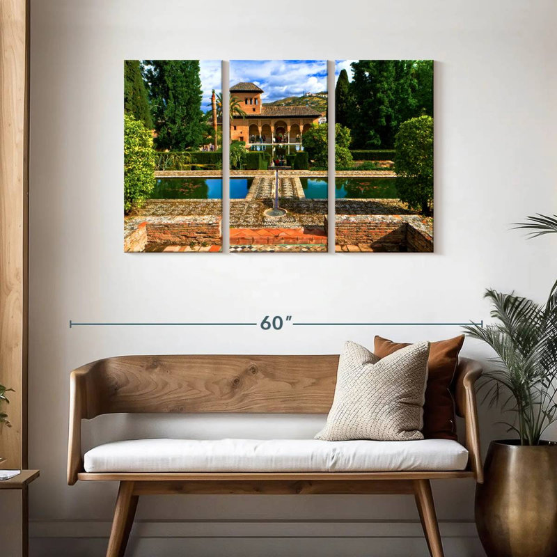 Rorry Alhambra Palace Grounds, 28" H x 45" W