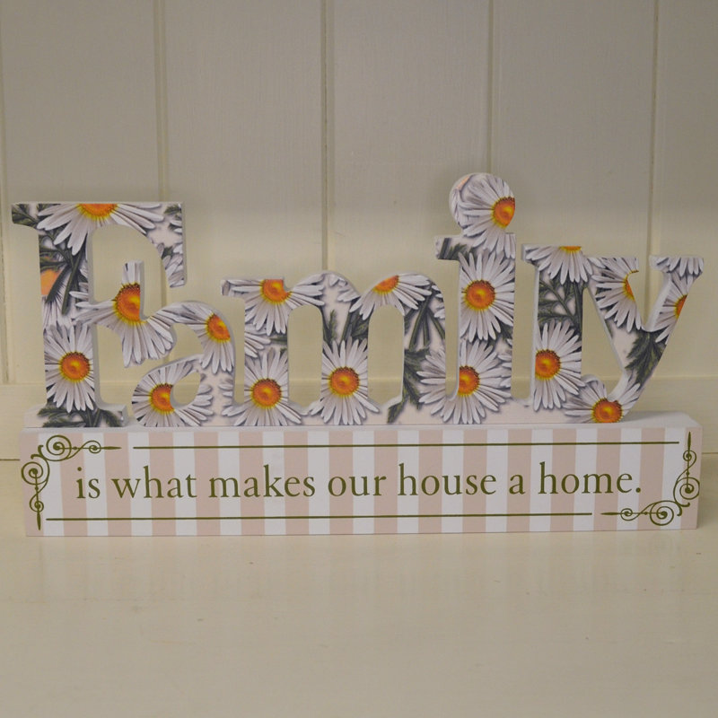 Cathrine Text & Numbers Letter Block
