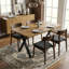 Metal Base Dining Table
