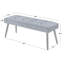 Banc rembourré Yashika-1720840831