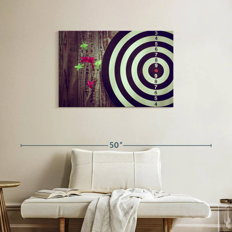 Senne Darts, 24" H x 36" W