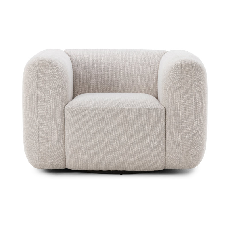Nara Swivel Armchair, Gibson Wheat
