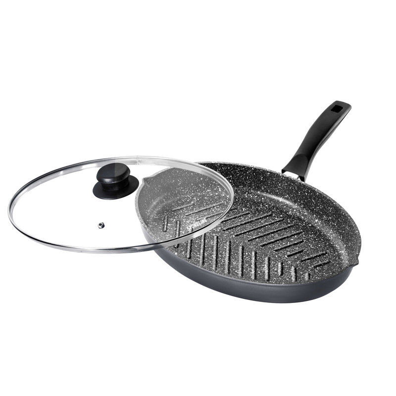 42cm Aluminum Grill Pan / Griddle Set