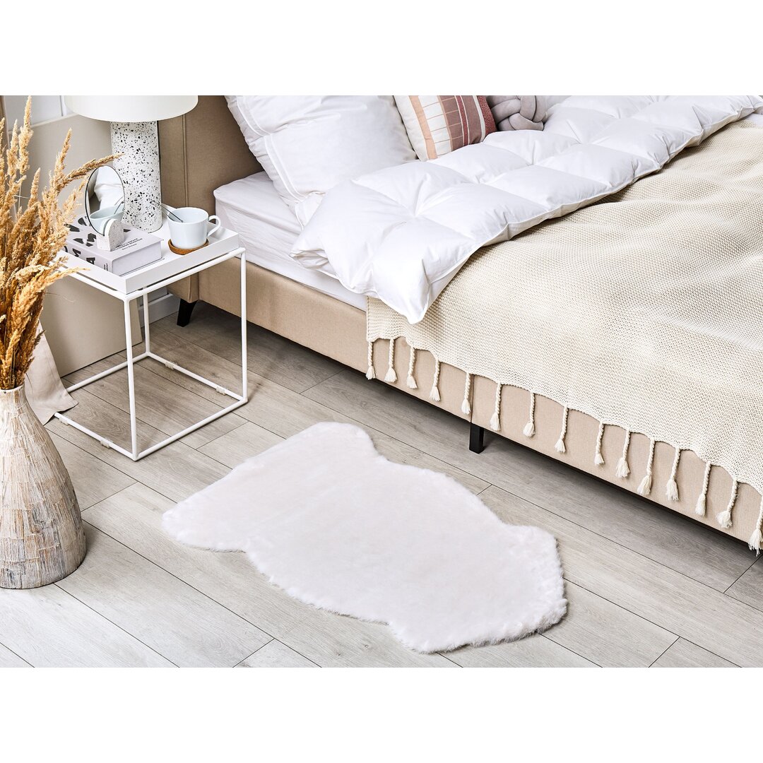 Flachgewebe-Teppich Troxel in Beige