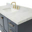 Meuble-lavabo simple 54 po avec plateau en marbre Cambridge-88398640
