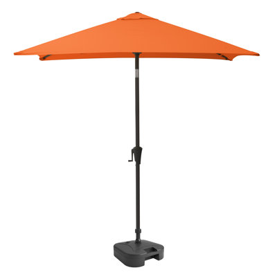 Parasol de marché carré 6 pi 6 po x 6 pi 6 po avec base Helland
