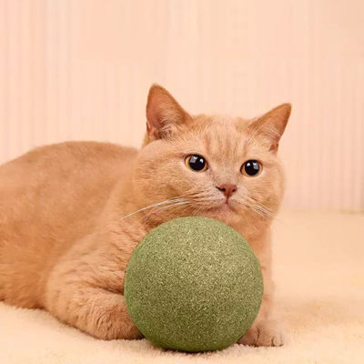 Cat Mint Ball 10cm Catnip Balls For Cats  Treats  Toys Natural  Ball Snacks For Teeth Cleaning  Interactive Toy Promotes Relaxation