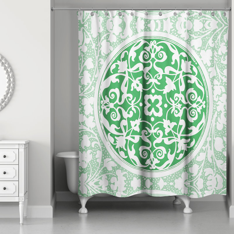 Rideau de douche simple boho médaillon Velazquez