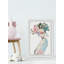 «Flower and Butterflies II», reproduction encadrée-50108251