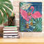 Art mural sur toile Epic Graffiti «Flamingo Happy Hour 1» par Yvette St. Amant-106172659