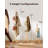 Julbe Solid Wood Freestanding 8 - Hook Coat Rack-1092686895