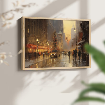 Chirstmas Art-CDXXXIV -Framed Print - Restickable