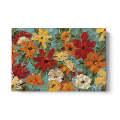 « brillante expressiving jardin »-impression sur toile tendue