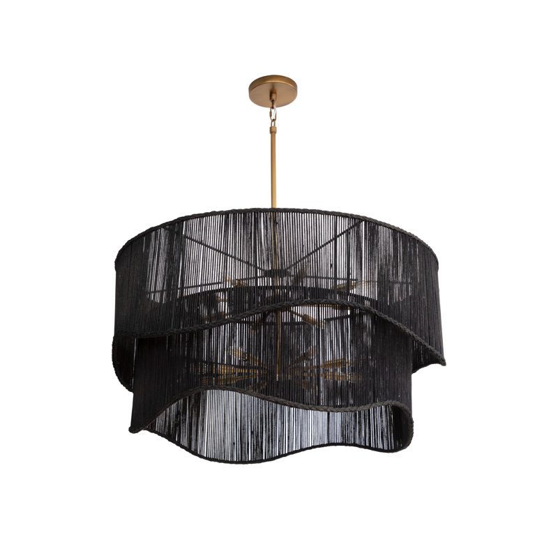 Rhine Chandelier, Black