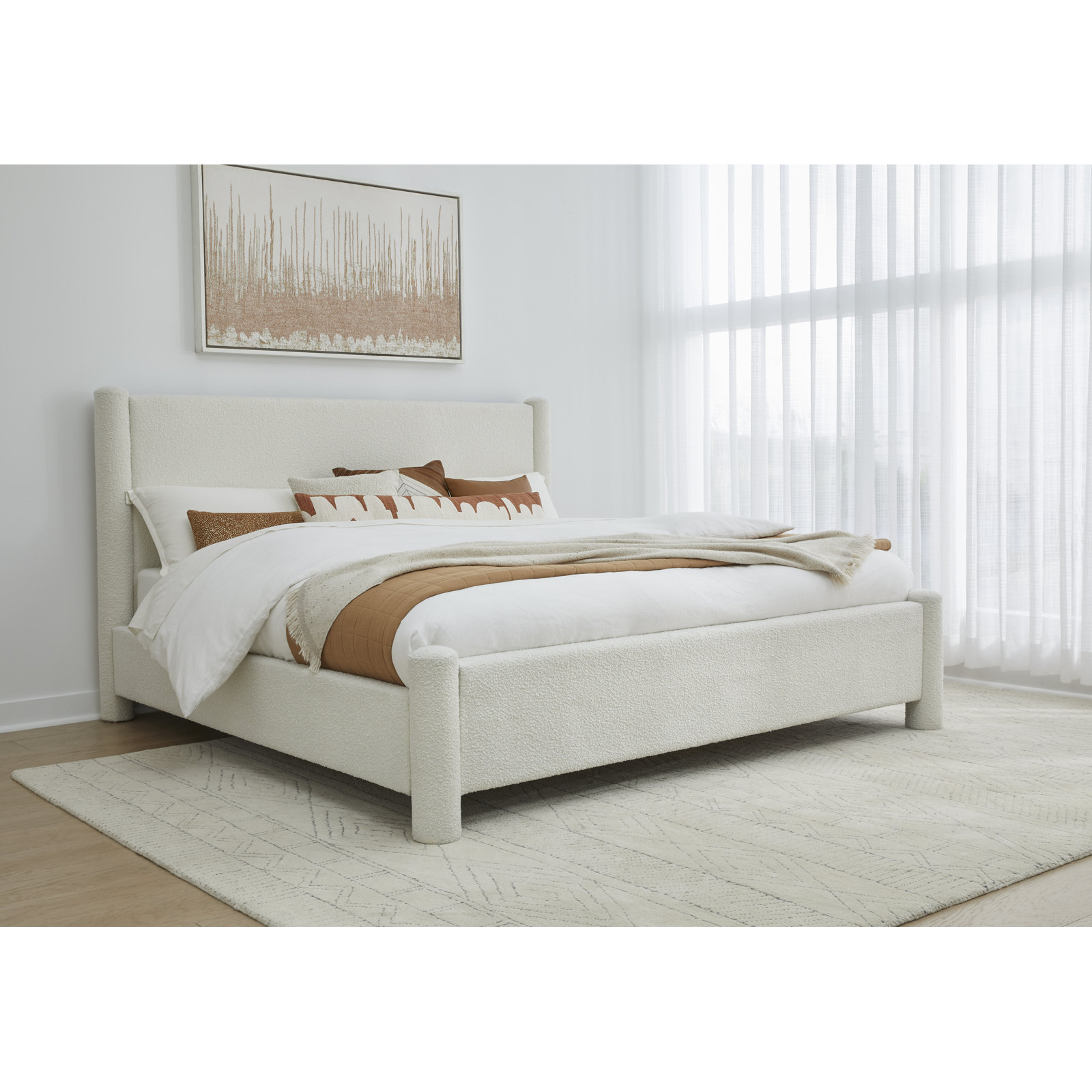 Asel Platform Bed, King