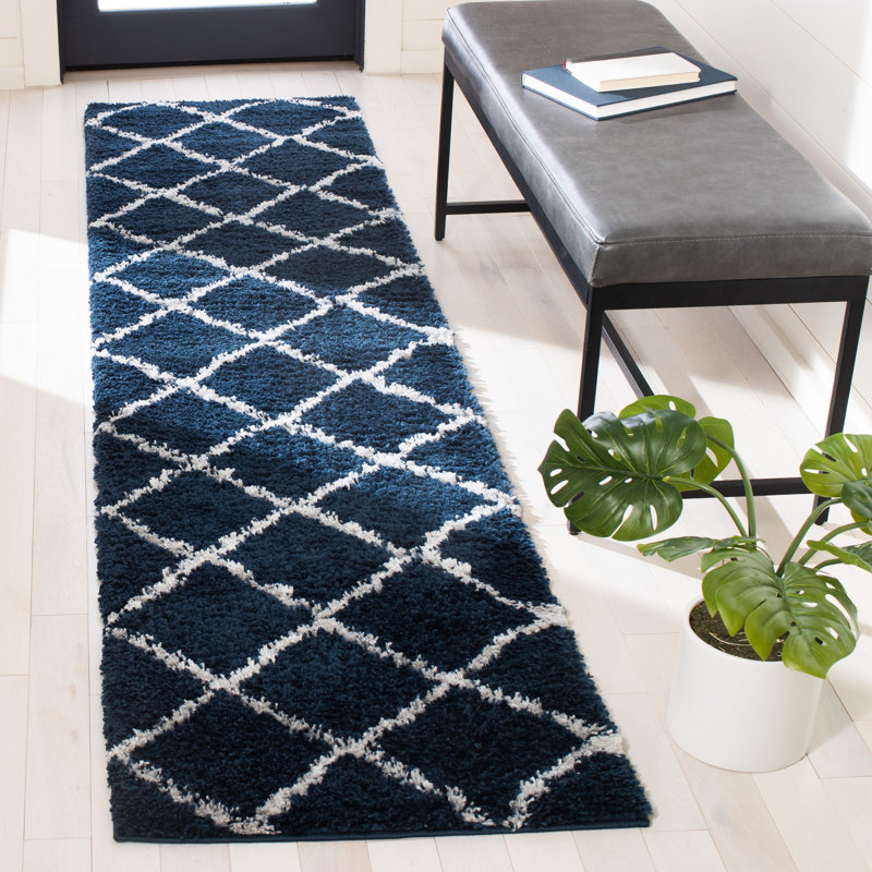 Tapis à poils longs Poulson, Tapis de couloir 2 pi 2 po x 9 pi