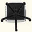 Chaise de bureau rembourrée et réglable pour bureau à domicile