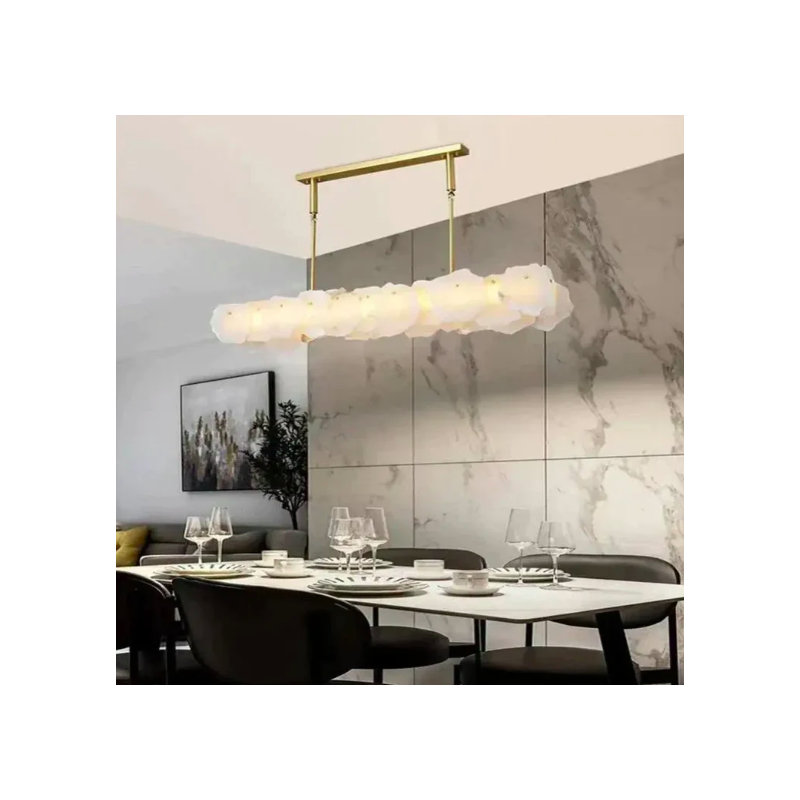 Chandelier, 8.7" H x 47" W x 11" D