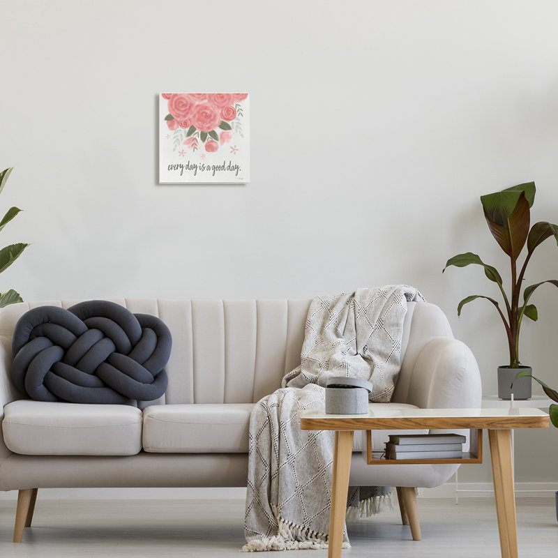 "Uplifting Pink Roses Flower Blossom", art mural sur plaque par Kate Sherrill